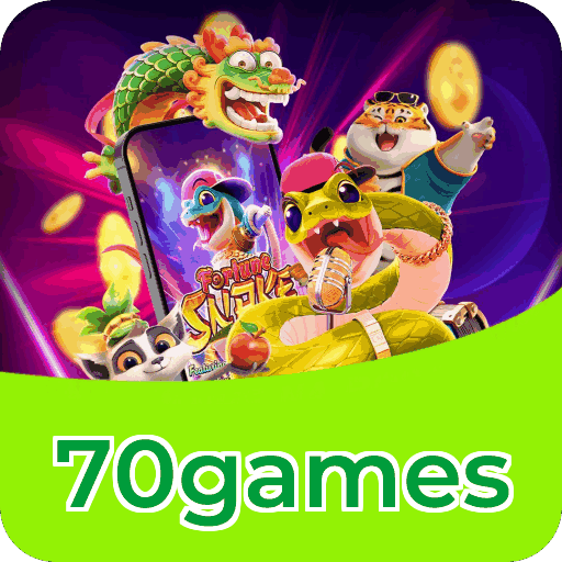 Material promocional do app 70games — ilustração, não métricas auditadas nesta página